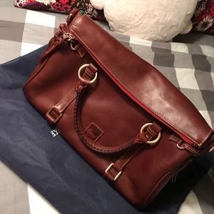 Dooney and Bourke Florentine Satchel Chestnut